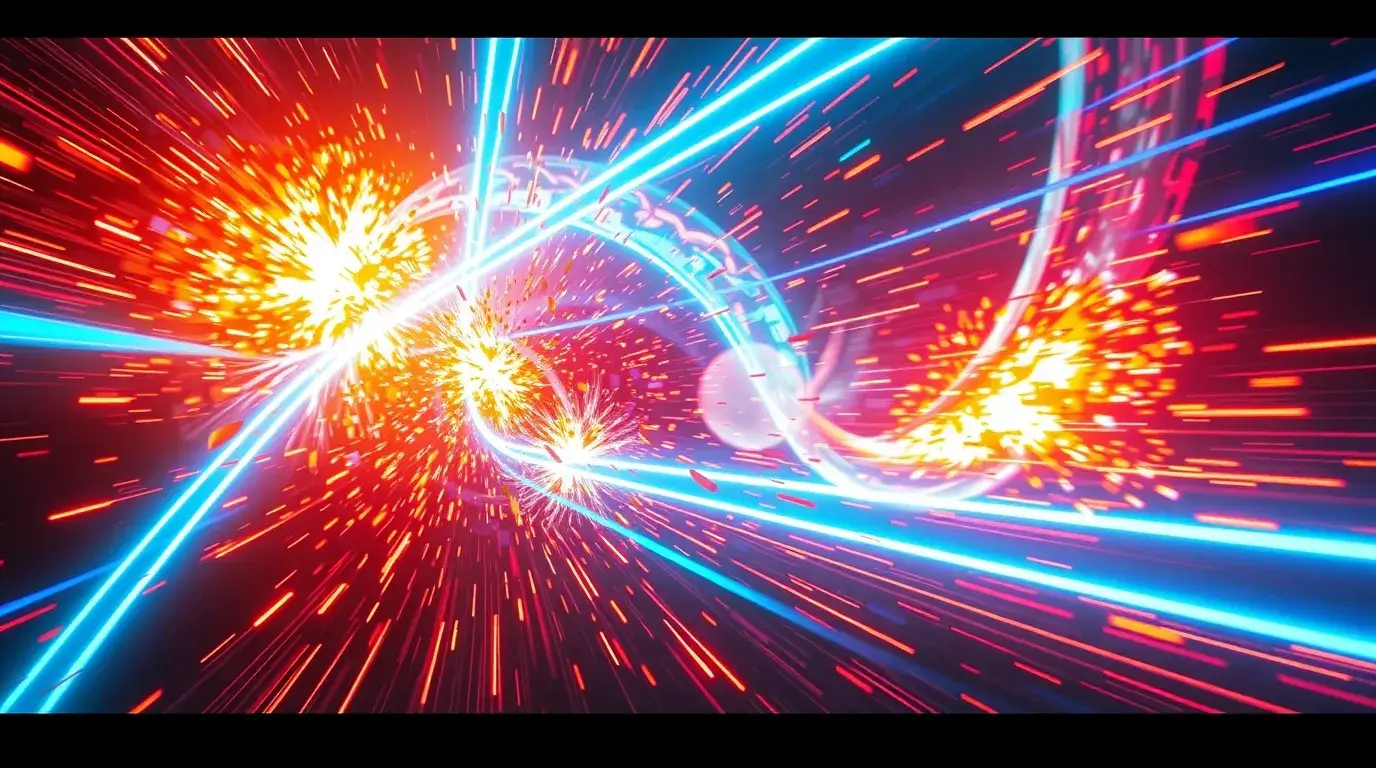 Neon atmosferde aksiyon RPG macerası görseli