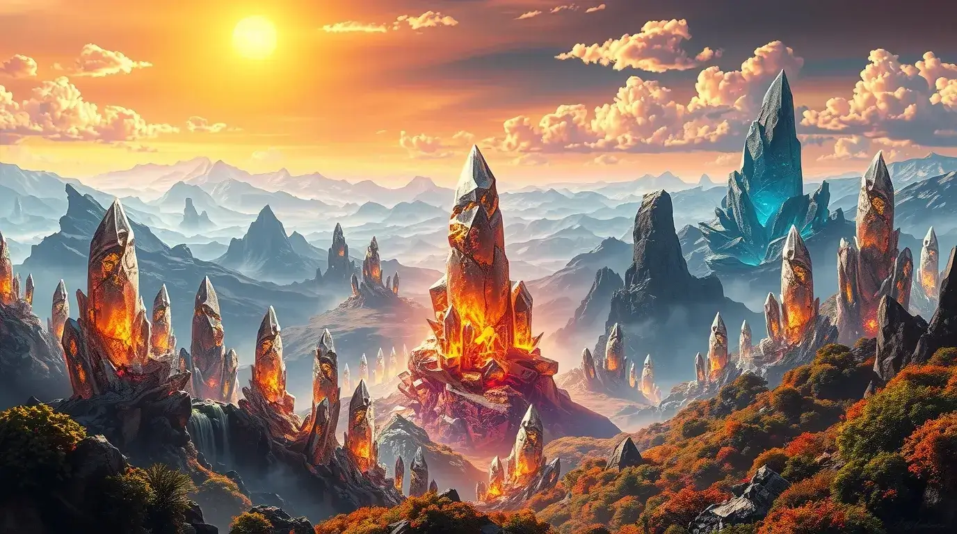 RPG türünü temsil eden büyülü dünya